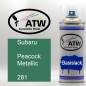 Preview: Subaru, Peacock Metallic, 281: 400ml Sprühdose, von ATW Autoteile West.